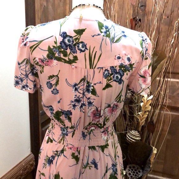 Last One! NWT Sexy Front Button Floral Maxi Dress - Picture 4 of 8